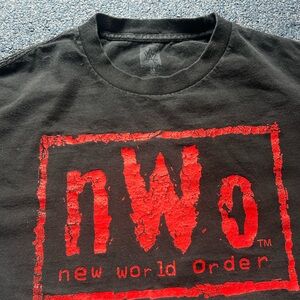 Black and Red NWO Graphic T-Shirt